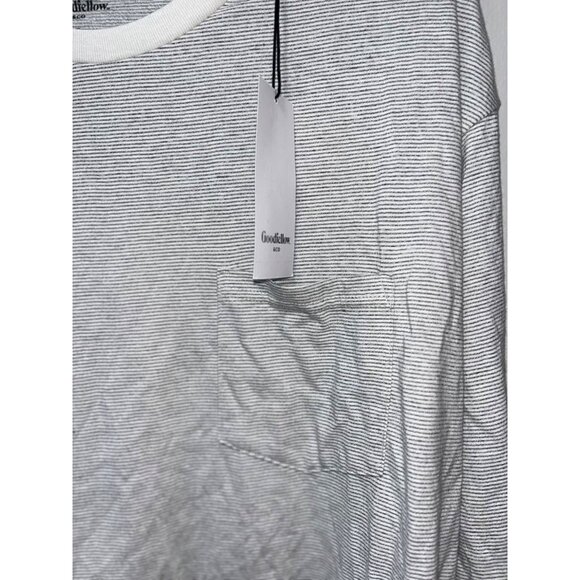 Goodfellow & Co Mens‎ Long Sleeve T-Shirt Size XXL Light Gray - Picture 2 of 8